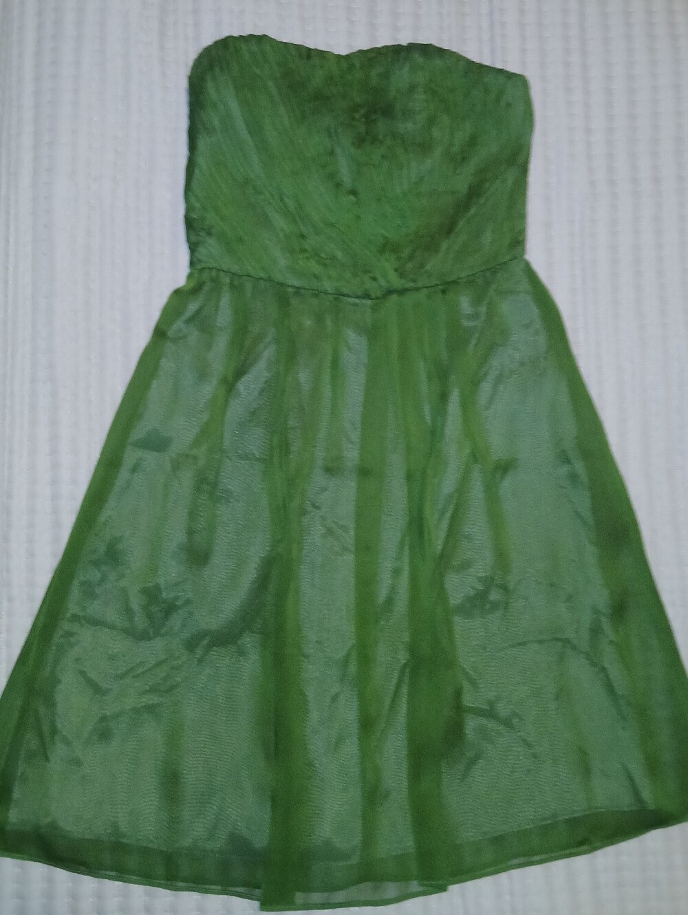 The Limited Emerald Green Strapless Sweetheart Neckline Bodice Dress
